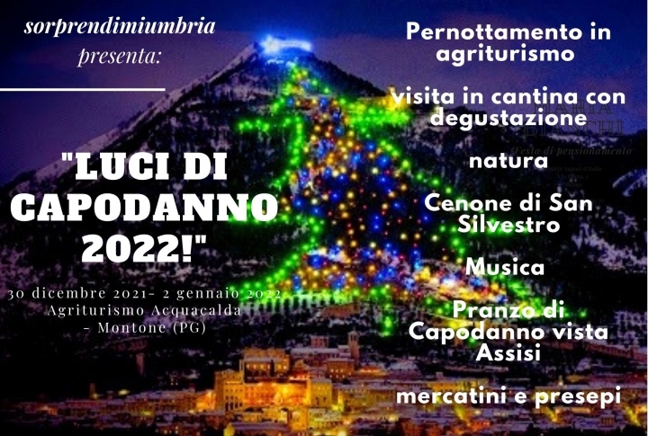 Locandina Capodanno in Agriturismo Cenone e Tour degustazione